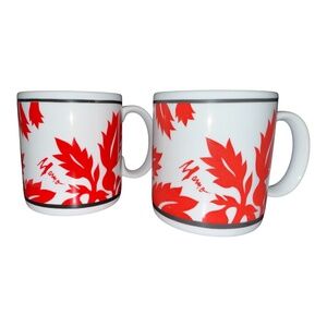 2 Mamo Howell Ulu Coffee Mugs Hawai’i